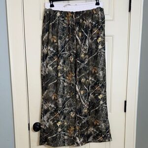 Camouflage Wide Leg Pants